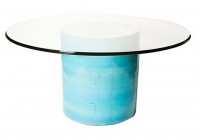 Turquoise Dining Pedestal