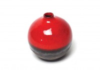 Red Metallic Mini Melon Ball Set Of 4