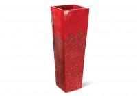 Hindi Planter - Red with Hindi Design