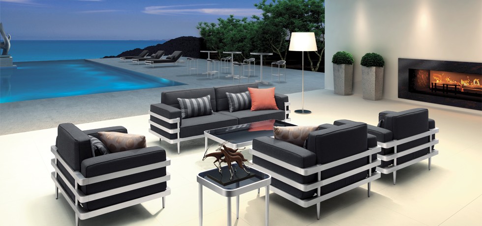 Rev Collection Seating Group Charcoal