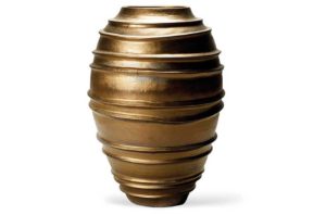 Metallic Helter Skelter Vase