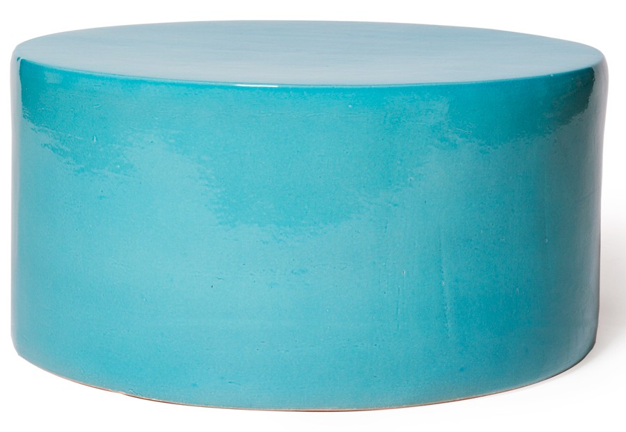 Ceramic Caroness Oval Turquoise Blue 308FT275P2TB
