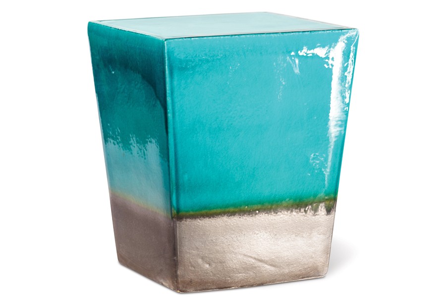 Ceramic  Square Cube  308FT228P2AM, Aquamarine