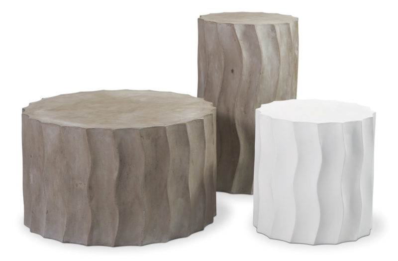 Perpetual Wave Accent Table <span class='variation-title'></noscript>Wide</span> Fabric 