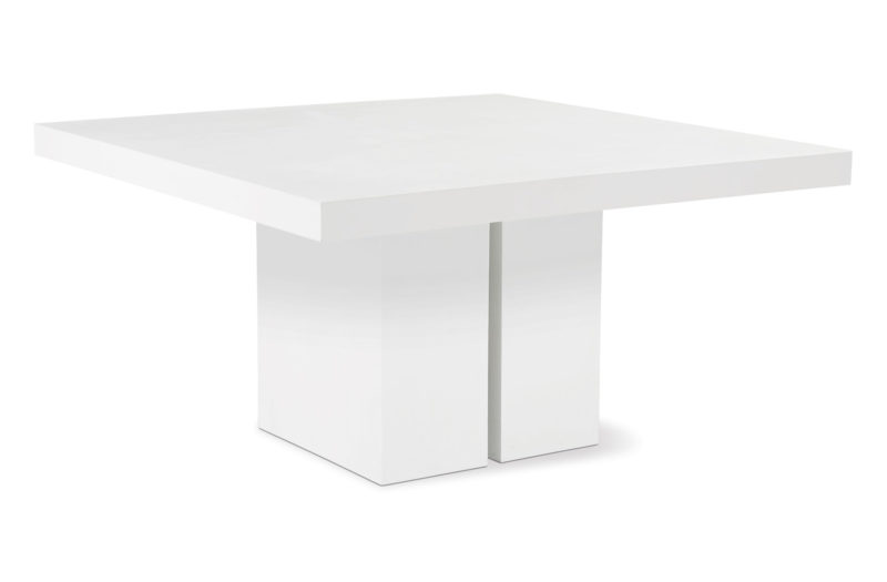 Perpetual Delapan Dining Table <span class='variation-title'></noscript>Ivory White</span> Fabric 