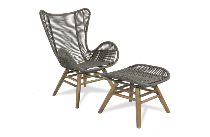 Explorer Oceans Neptune Chair and Ottoman Fabric 
