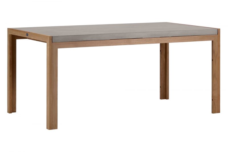 Perpetual Teak Soho Dining Table <span class='variation-title'></noscript>Slate Gray</span> Fabric 