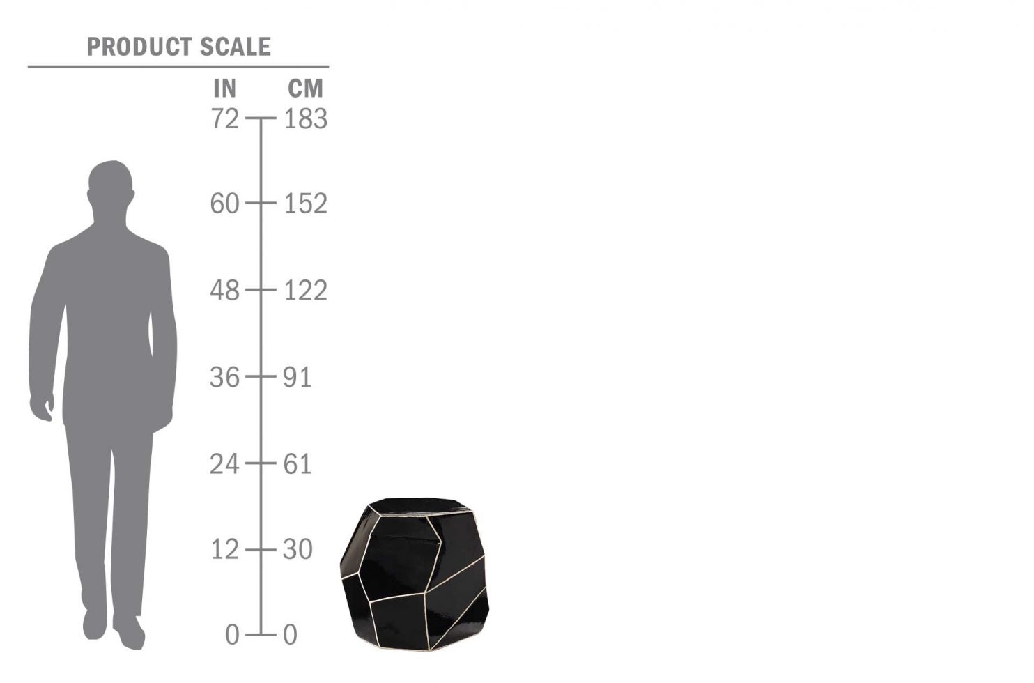 cer geo stool 308FT346P2BW scale human