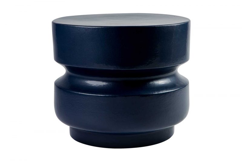 Balance Stool/Accent Table 18” <span class='variation-title'></noscript>Indigo Semi-Gloss</span> Fabric 