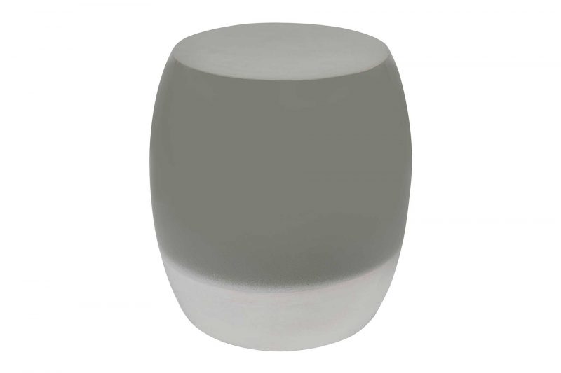 Bud Stool/Accent Table 17” <span class='variation-title'></noscript>Sage Gloss Top / Mist Gloss Bottom</span> Fabric 