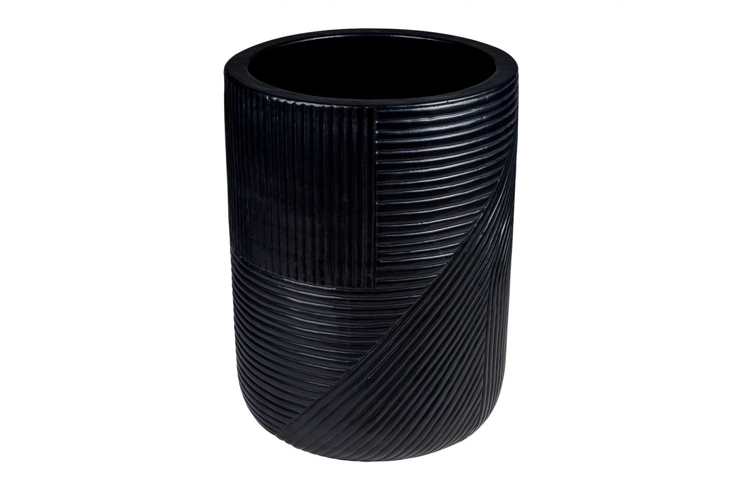 prov cer serenity textured planter large C30811032 coal 1 main4 web