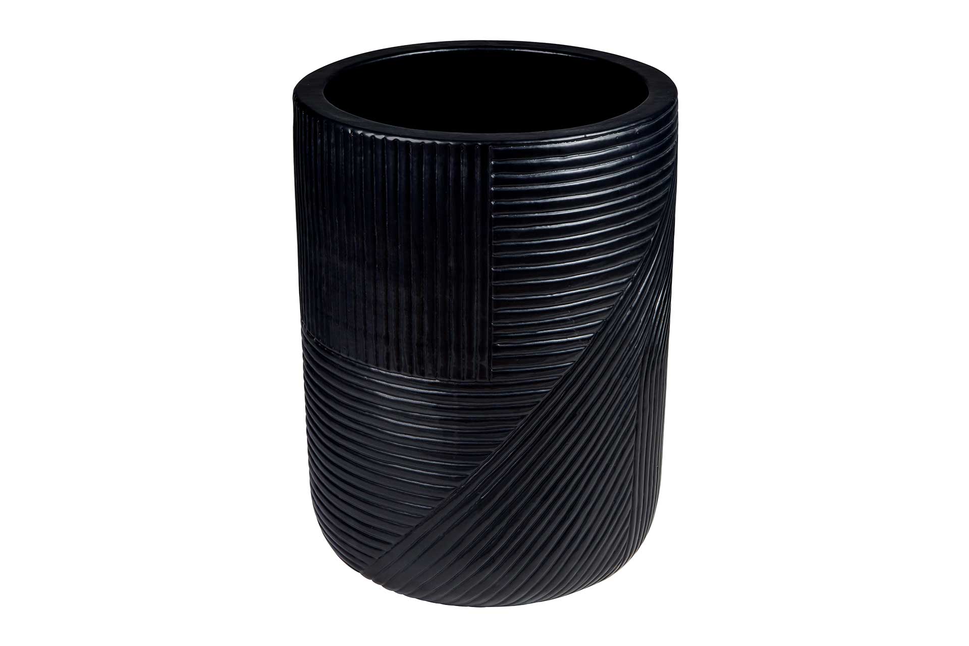 prov cer serenity textured planter large C30811032 coal 1 main4 web