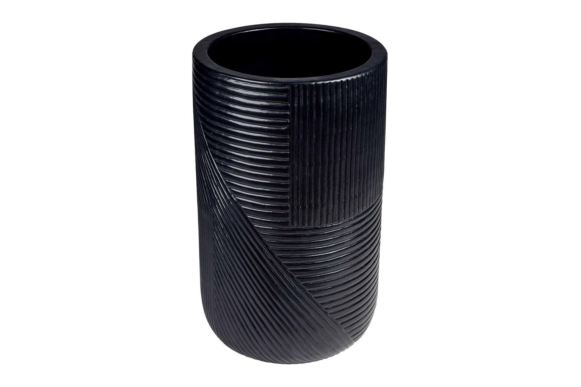 prov cer serenity textured planter small C308110321 coal 1 main2 web