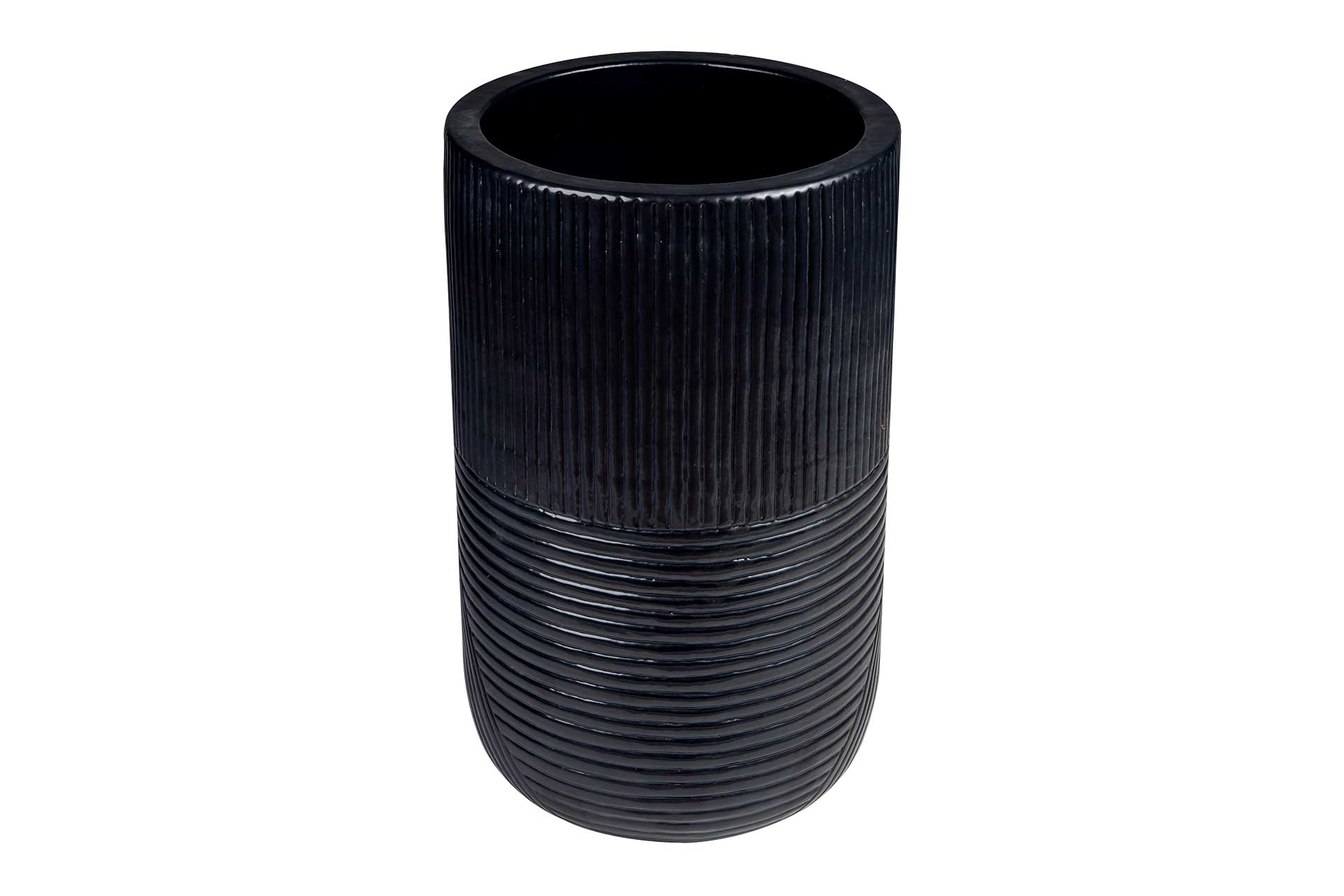 prov cer serenity textured planter small C308110321 coal 1 main3 web
