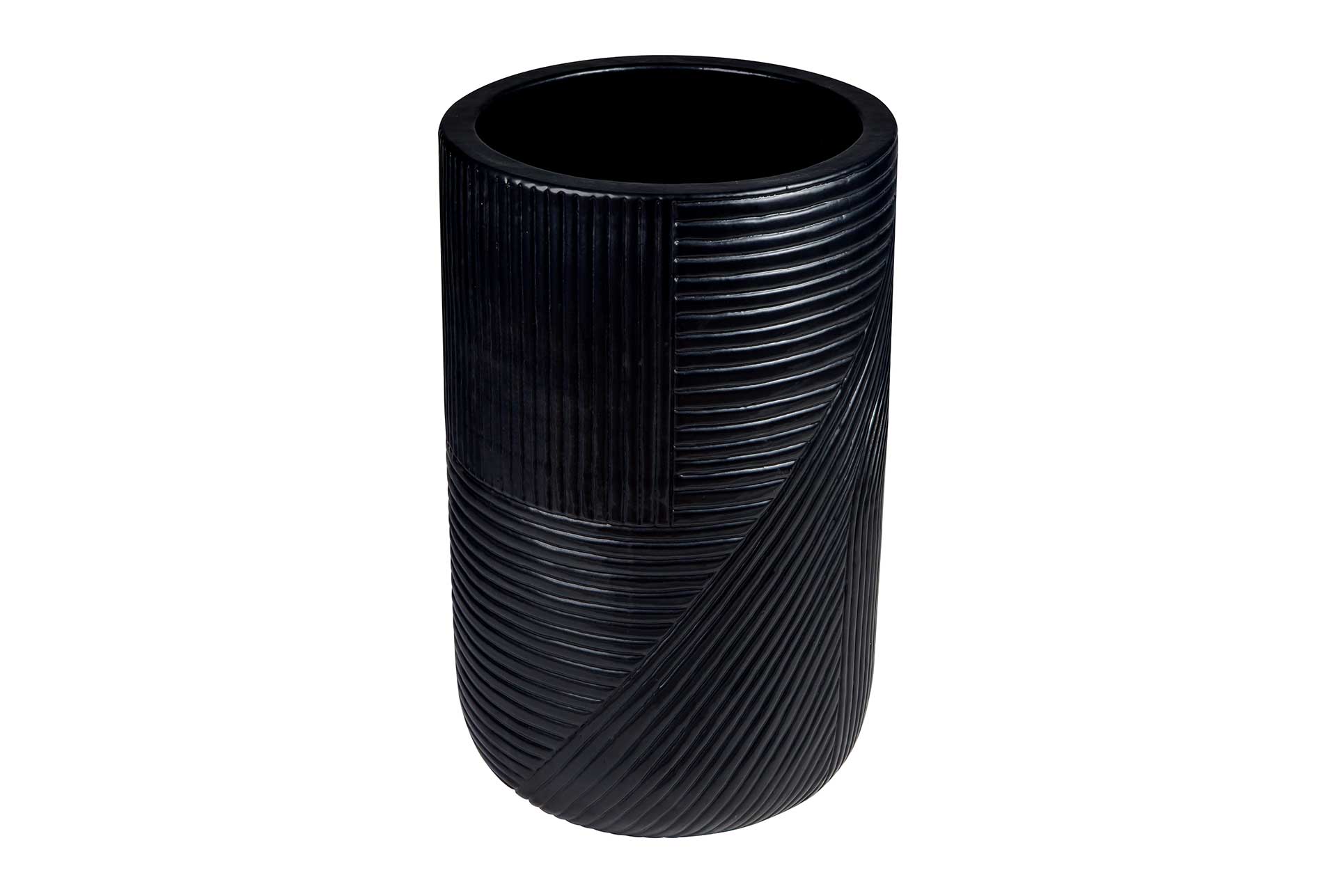 prov cer serenity textured planter small C308110321 coal 1 main4 web