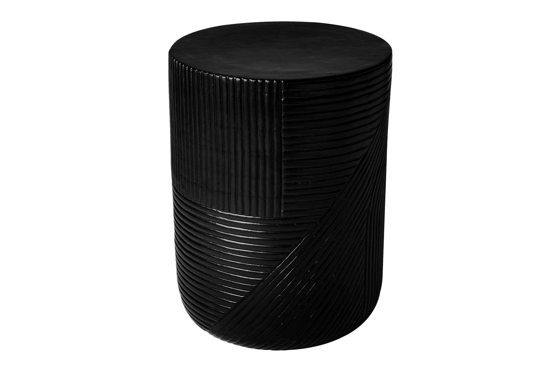 prov cer serenity textured side table 14in C30802532 coal 1 main2 web