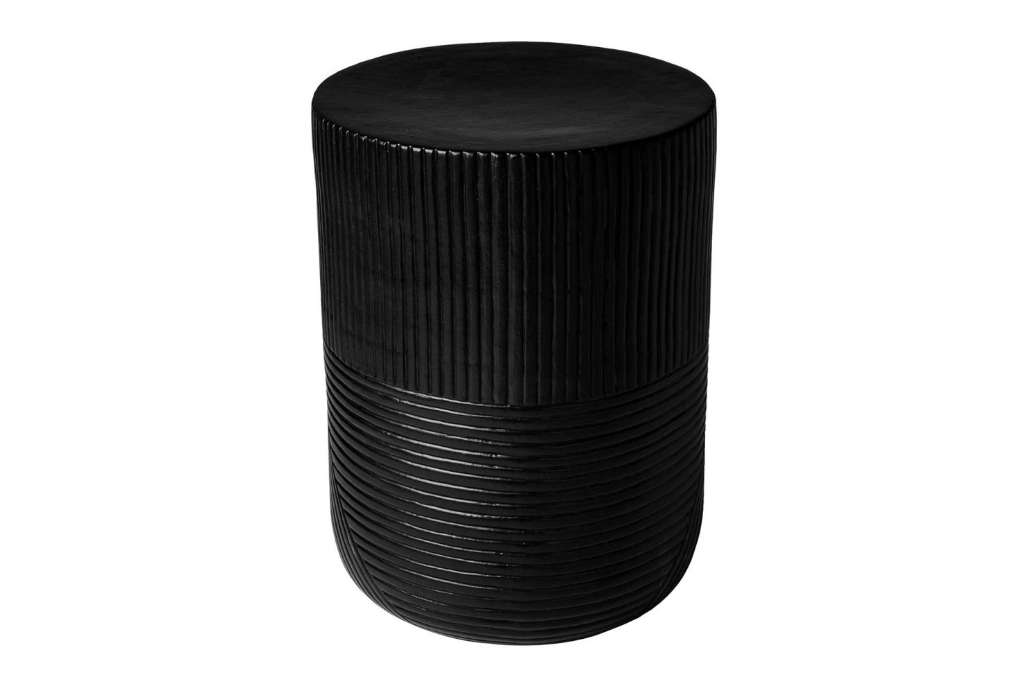 prov cer serenity textured side table 14in C30802532 coal 1 main3 web