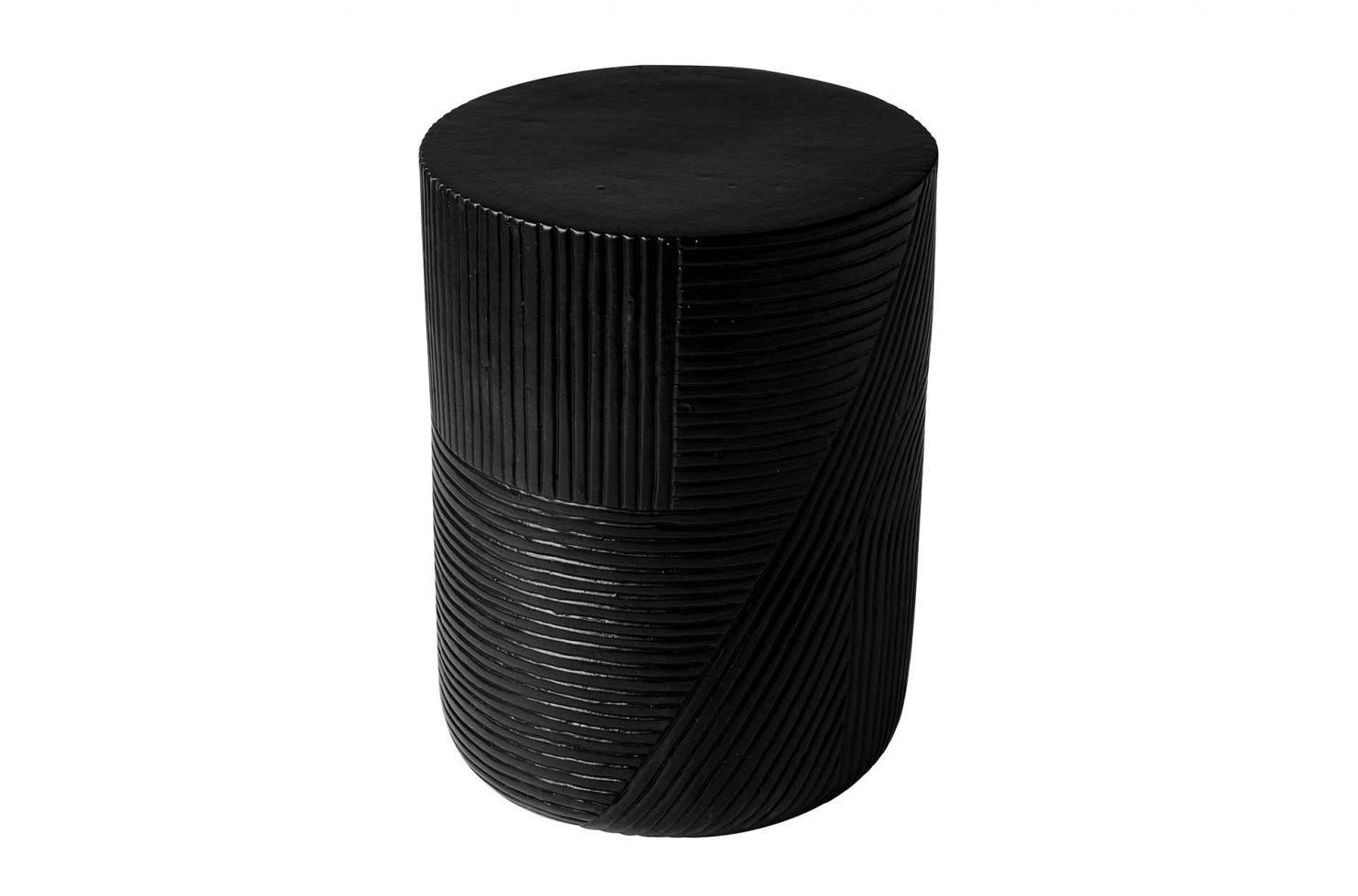 prov cer serenity textured side table 16in C30802032 coal 1 main2 web