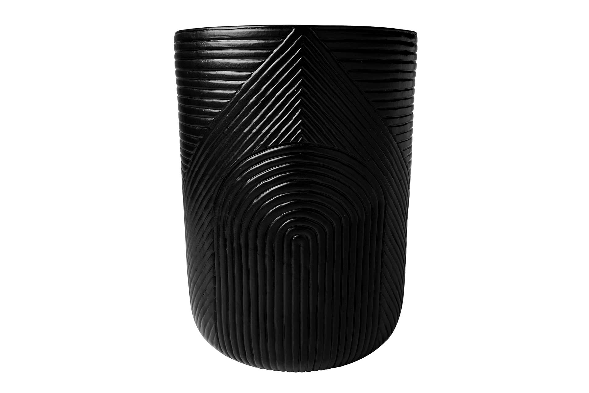 prov cer serenity textured side table 16in C30802032 coal dtl1 web