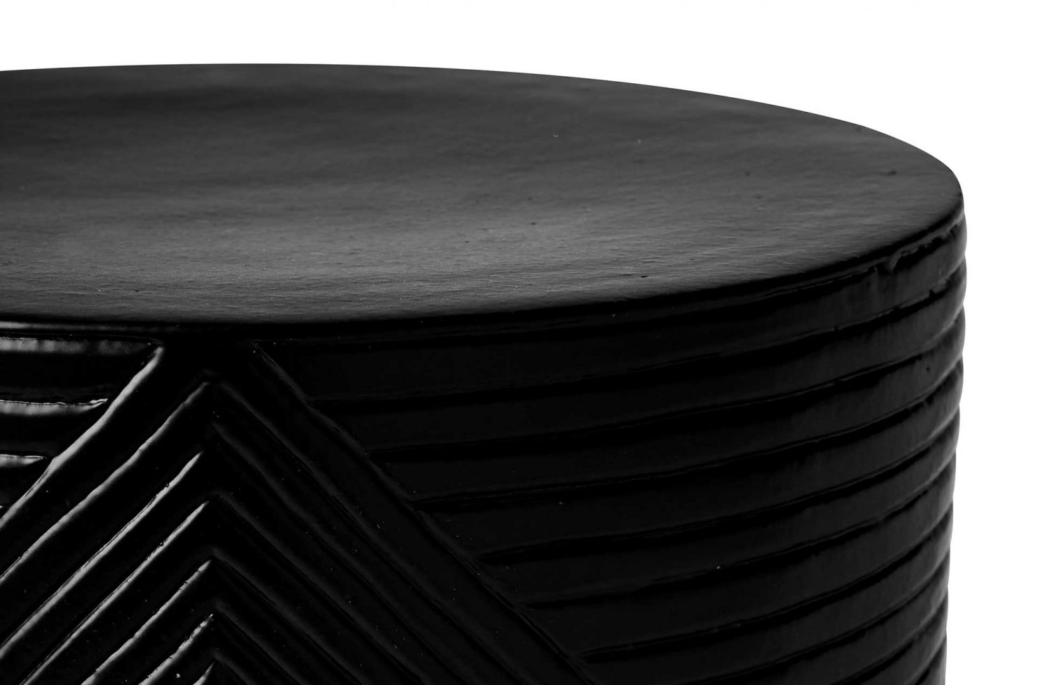 prov cer serenity textured side table 16in C30802032 coal dtl3 web