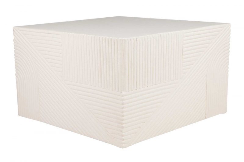 Serenity Textured Square Table 24” <span class='variation-title'></noscript>Sand Matte</span> Fabric 