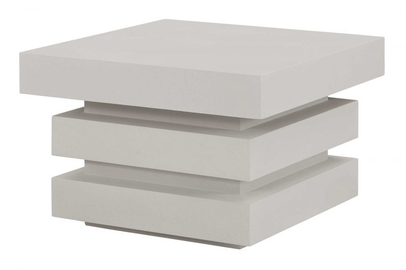 Meditation Square Accent Table Fabric 