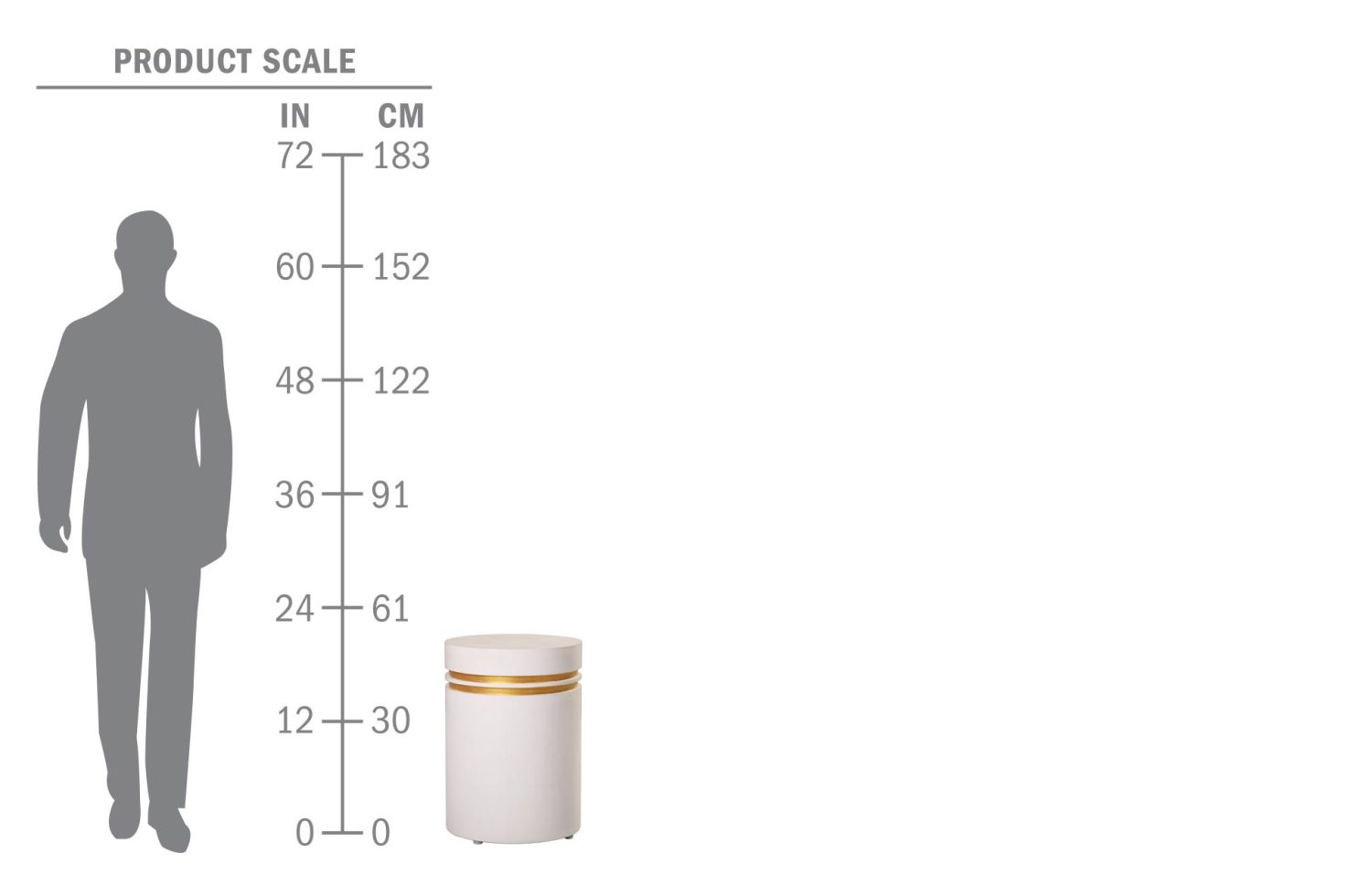 perp joy santori double ring accent table tall scale human