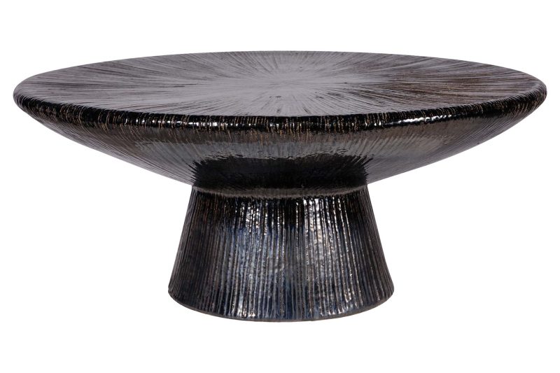 Sunburst Coffee Table <span class='variation-title'></noscript>Smoke Texture</span> Fabric 