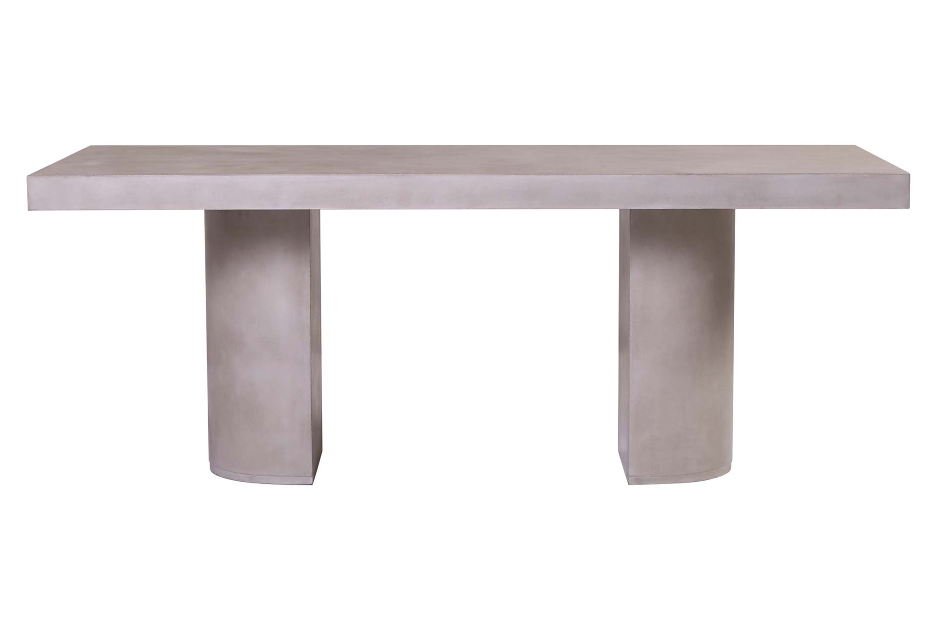 perp andoo rectangle dining table half moon pedestals P5019923201 gray 1 front web