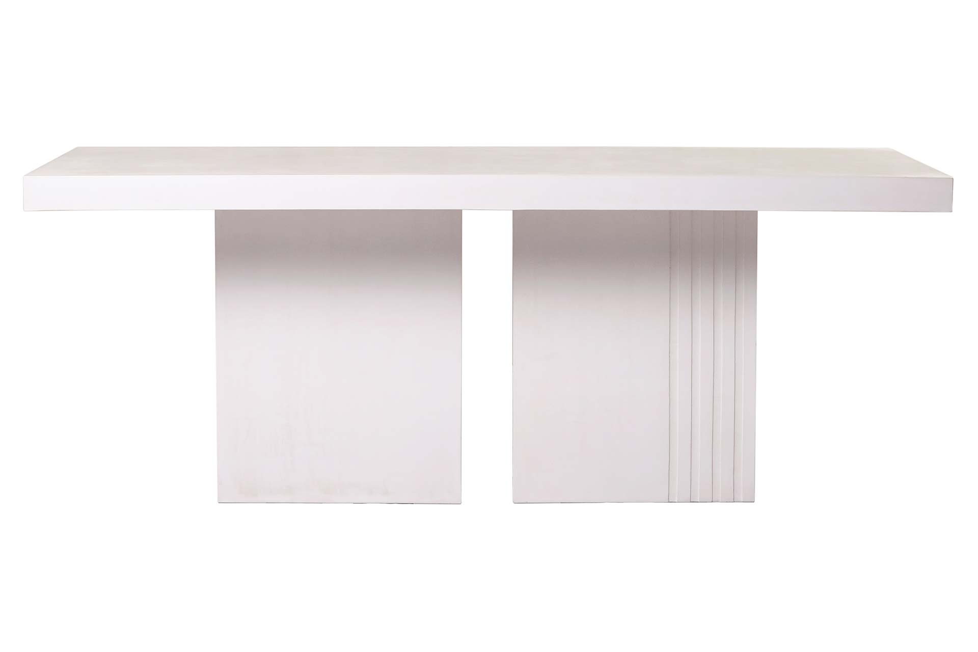 perp tama dining rectangle double pedestal P5019923142 white 1 front web