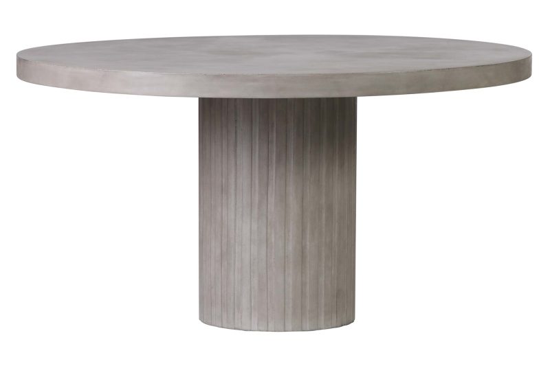 Tama Round Dining Table <span class='variation-title'></noscript>Slate Gray</span> Fabric 
