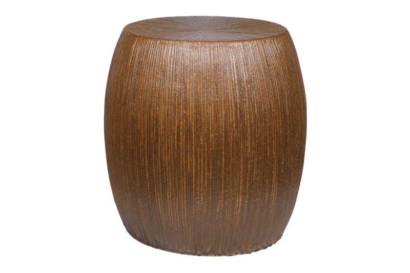 Bud Stool/Accent Table <span class='variation-title'></noscript>Hazelnut Texture</span> Fabric 