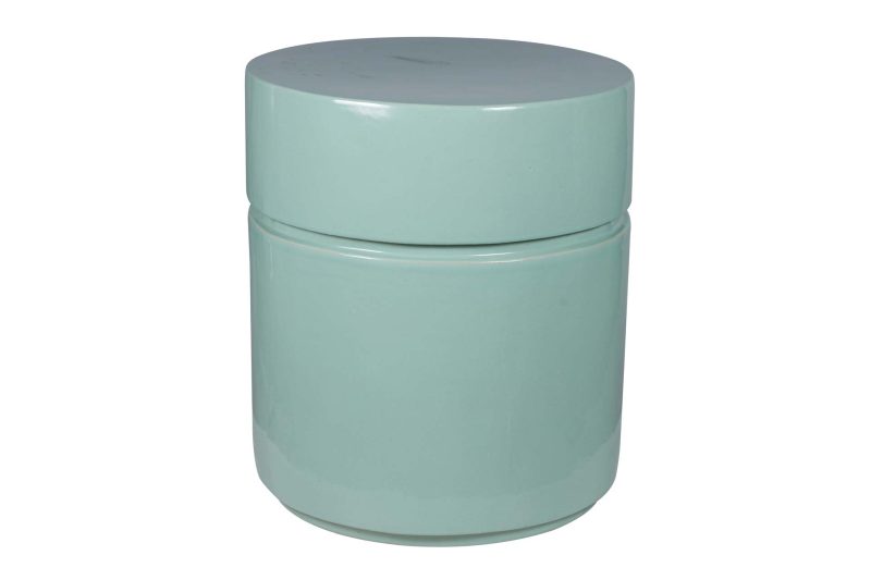 Ellipse Accent Table <span class='variation-title'></noscript>Mint Gloss</span> Fabric 