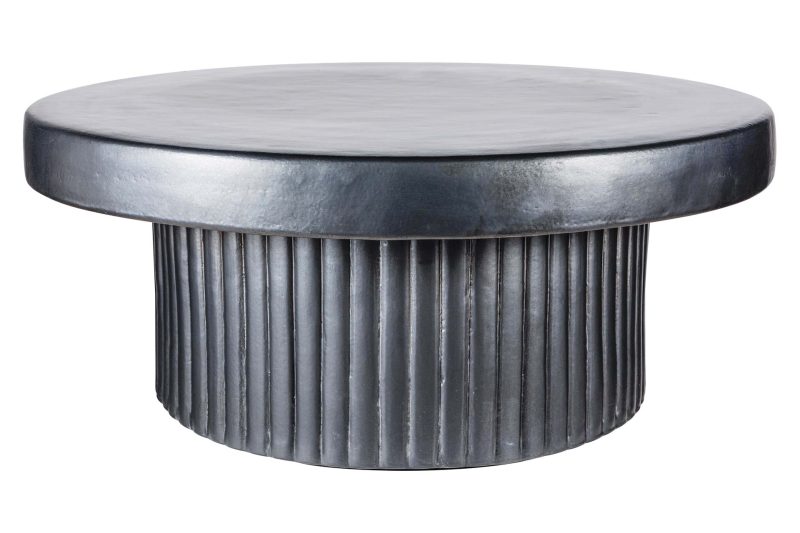 Flute Coffee Table <span class='variation-title'></noscript>Pewter</span> Fabric 