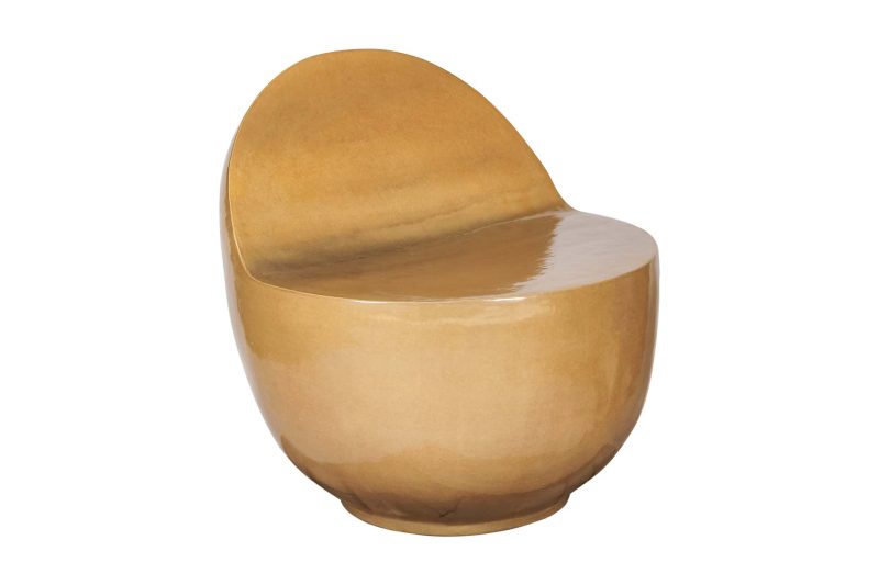 Bowness Stool <span class='variation-title'></noscript>Taupe Gloss</span> Fabric 