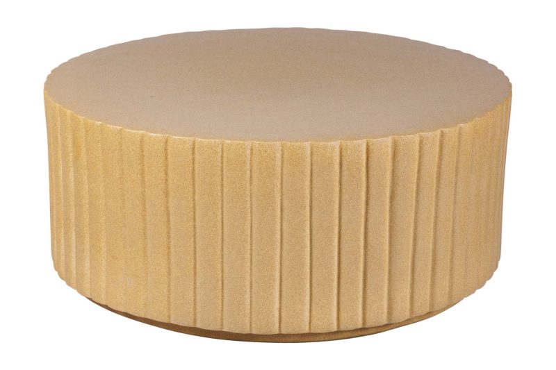 Flute Accent Table Medium <span class='variation-title'></noscript>Shale Matte</span> Fabric 