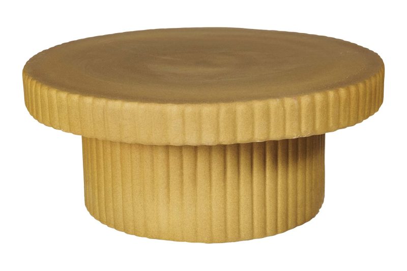 Flute Coffee Table <span class='variation-title'></noscript>Shale Matte </span> Fabric 