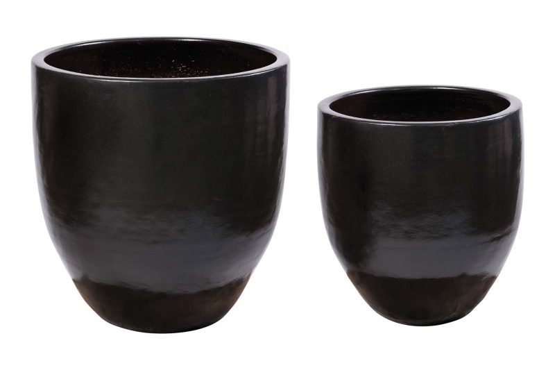 Reflection Planter Set <span class='variation-title'></noscript>Iron Semi-Gloss</span> Fabric 