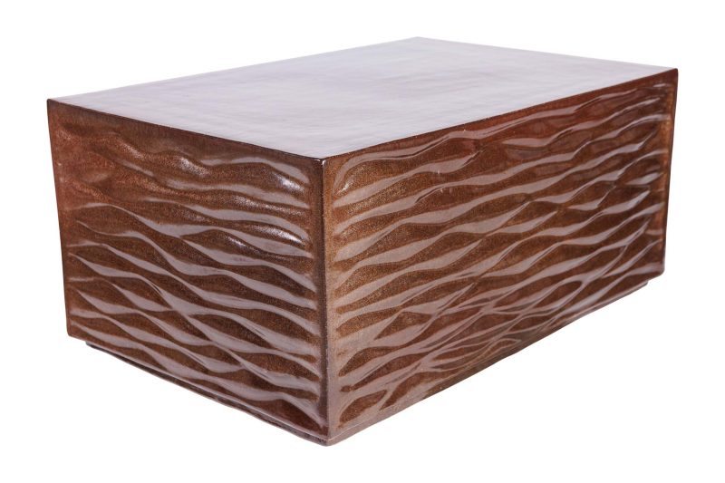 Zen Coffee Table <span class='variation-title'></noscript>Pyrite Brown Gloss</span> Fabric 