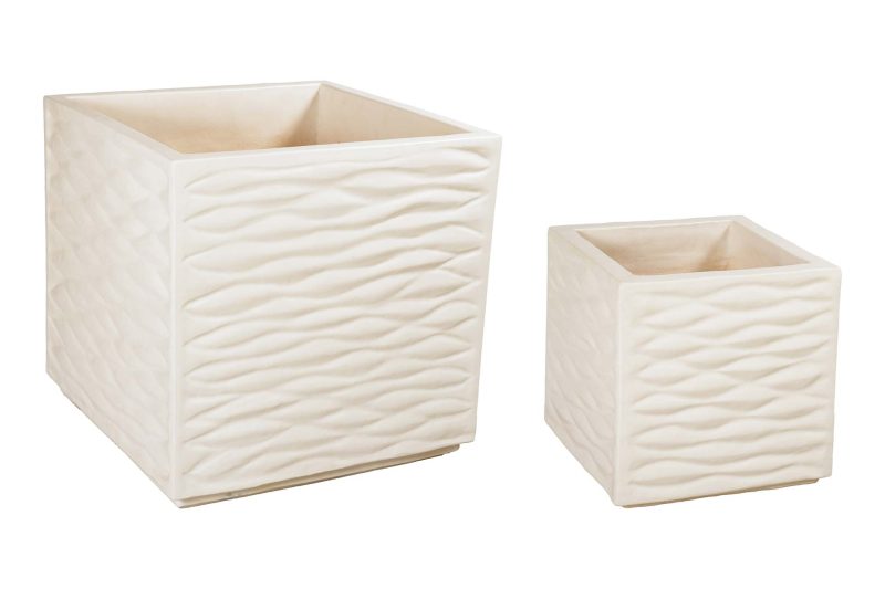 Zen Planter Set <span class='variation-title'></noscript>Linen Semi-Gloss</span> Fabric 