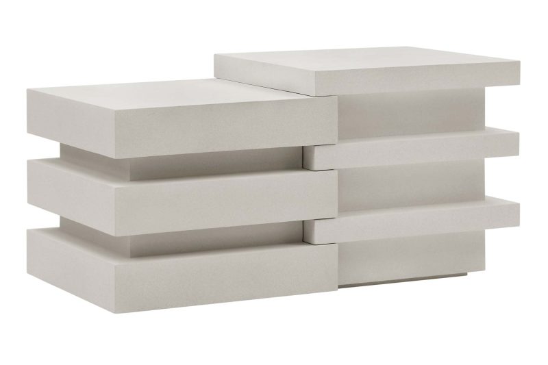 Meditation Community Building Block Tall-Limestone Fabric 