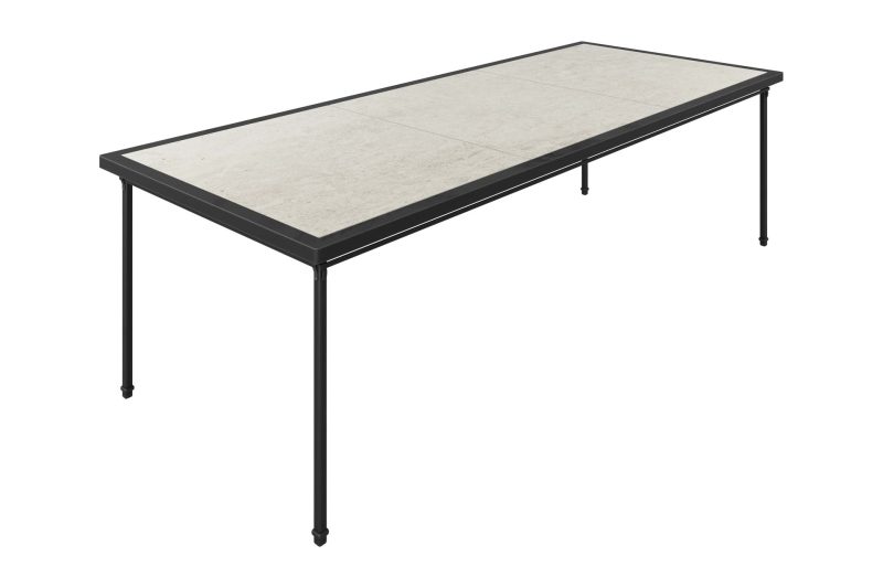 Eterna Dining Table + Dekton Lunar Upgrade Fabric 