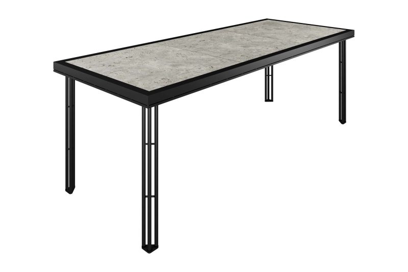 Patinero Counter Table + Dekton Sabbia Upgrade Fabric 