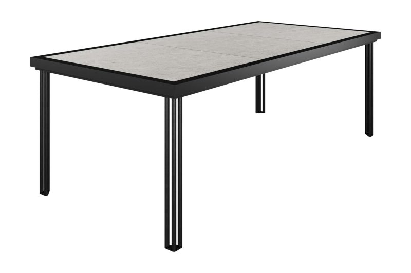 Patinero Dining Table + Dekton Lunar Upgrade Fabric 