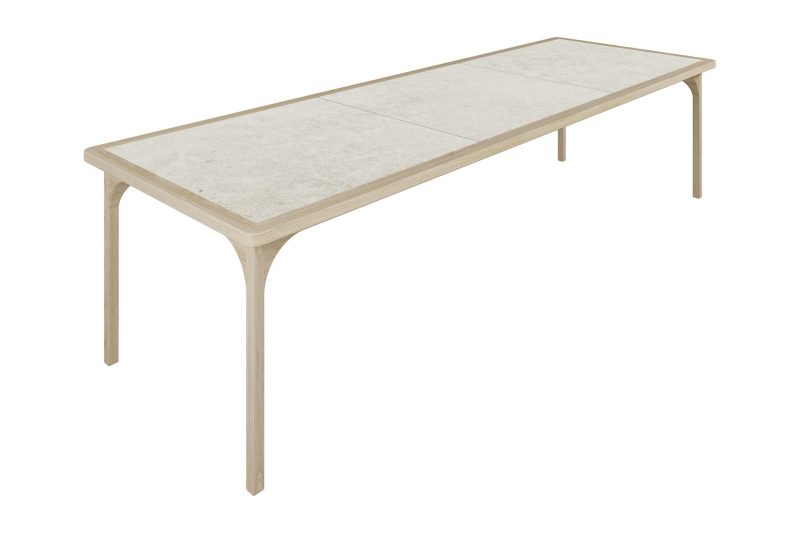 Serenique Dining Table + Dekton Lunar Upgrade Fabric 