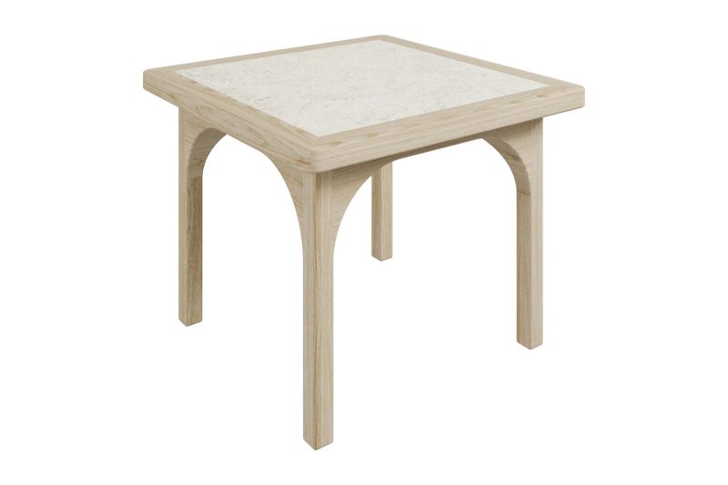 Serenique Side Table + Dekton Lunar Upgrade Fabric