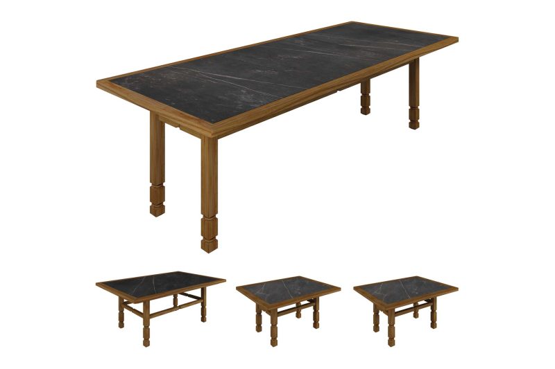 Vaterra Table Set + Dekton Kelya Upgrade Fabric 