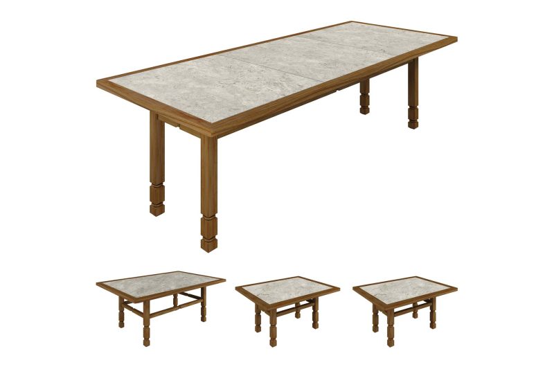 Vaterra Table Set + Dekton Sabbia Upgrade Fabric 