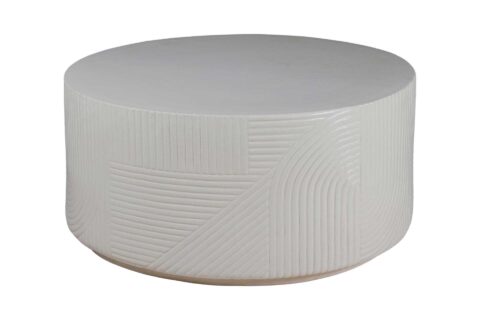 cer serenity textured round coffee table C30802540 linen 1 main web