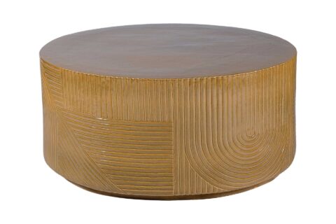 cer serenity textured round coffee table C30802541 taupe 1 main web